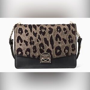Kate Spade Neve Ocelot Med Convertible Shoulder Bag